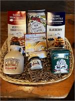 VT Gift Basket - Vermont Sugar And Spice Maple Syrup - PancakesMore VT Gift Basket - Vermont Sugar And Spice Maple Syrup - PancakesMore